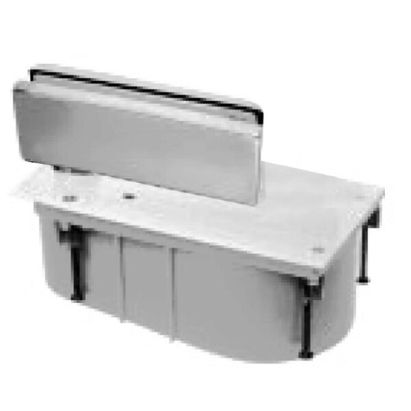 Rixson Right Hand 90 Degree Offset Sealed Physical Handicap Hvy Dty Floor Closer Selective Hold Open Satin SCPH428S90RH626 - main